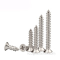 DIN7982 Stainless Steel 316 Cross Recesed Countersunk Head Tapping Screws